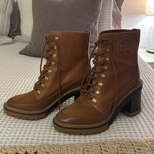 Tory Burch “Miller” Lug Boot 9 1/2 worn once